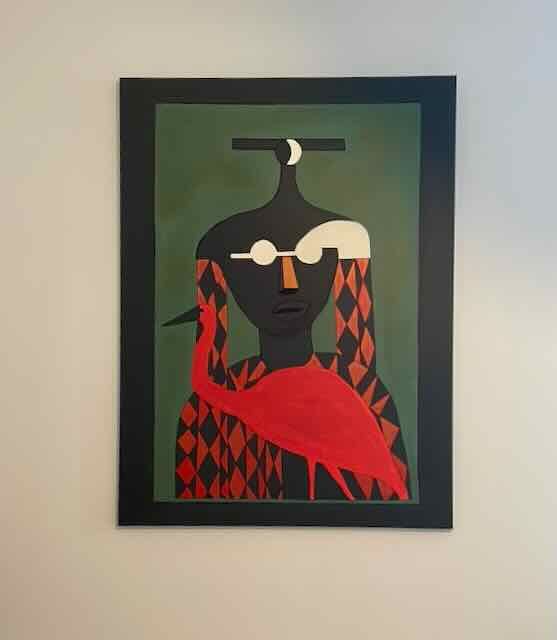 Arlequin et son oiseau